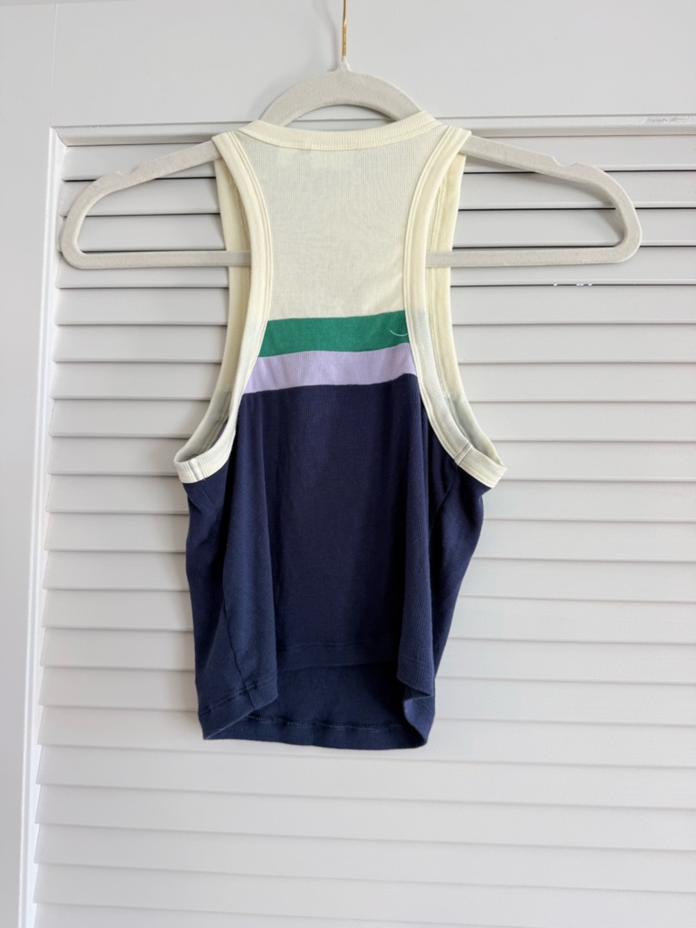 Aritzia Sun-deh Colorblocked Ribbed Tank Top - Picture 2 of 4
